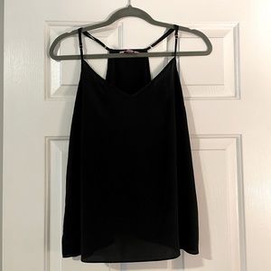 Lilly Pulitzer (RARE) Black Silk Tank